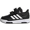 adidas Unisex - Bimbi 0-24 Tensaur Hook And Loop Shoes, Cloud White/Core Black, 19 EU