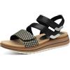 MARCO TOZZI Sandale 2-28504-44, Donna, Black Comb, 39 EU