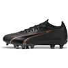 Puma Unisex Adults Ultra Match Fg/Ag Soccer Shoes, Puma Black-Copper Rose, 44.5 EU