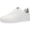 KangaROOS K-Top Sweeny, Scarpe da Ginnastica Donna, White Leo, 36 EU