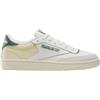 Reebok Club C 85, Scarpe da Ginnastica Donna, CHALK/VINTAGECHALK/ESCAPEGREEN, 35.5 EU
