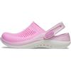 Crocs Literide 360 Clog K, Zoccoli Unisex Bambini E Ragazzi, Taffy Pink Ballerina, 33 34 EU