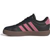 adidas Unisex - Bambini e Ragazzi VL Court 3.0 Kids Shoes, Core Black/Pink Fusion/GUM5, 34 EU