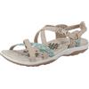 Skechers Reggae Slim - Vacay, Sandali Donna, Beige Taupe, 41 EU