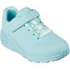 Skechers Sneaker da Donna Uno Stand on Air, Finiture Sintetiche turchesi, 33 EU
