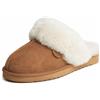 Dearfoams Sydney - Pantofola da donna, resistente all'acqua, marrone (Castagna), 42 EU