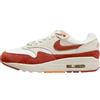 Nike FD2370-100 Air Max 1 LX Donna, Sail/Rugged Orange-LT Orewood BRN EU 39