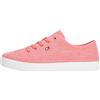 Tommy Hilfiger Donna Sneakers Vulcanizzate Washed Canvas Profilo Basso, Rosso (Washed Cherry), 36