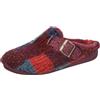 Manitu Home 320285-41, Ciabatte Donna, Rosso 41, 36 EU