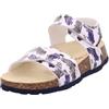 Superfit Fussbettpantoffel, Sandali Bambini e Ragazzi, White Blue 1000, 37 EU