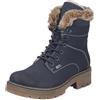 Rieker Stivali stringati da donna, Y8140, blu, 40 EU, Blu, 40 EU