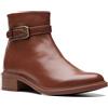 Clarks Stivali da donna Maye Grace Fashion, Pelle marroncino chiaro, 36 EU