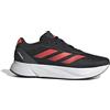 adidas Uomo Duramo SL Running Shoes, CARBON BLACK/SOLAR RED/GREY SIX, 36 2/3 EU
