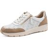 Jana Damen Sneaker Low 8-23703-46, Scarpe da Ginnastica Donna, Bianco Beige, 39 EU