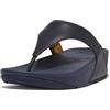 Fitflop Lulu Leather Toepost, Sandali Donna, Deepest Blue, 43 EU