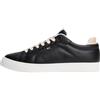 Tommy Hilfiger Donna Sneakers con Suola Preformata Icon Court in Pelle, Nero (Black), 36