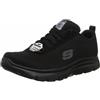 Skechers Flex Advantage - Bendon Sr, Scarpe da Ginnastica Uomo, Nero Schwarz Black Mesh Water Stain Repellent Treatment Blk, 45 EU