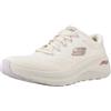 Skechers Arch Fit 2.0-Big League Scarpe da ginnasticaDonna | Glide Step Air Cooled Memory Foam No Tie Fit e suola di trazione flessibile