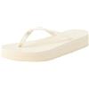Tommy Hilfiger Flip Flops Donna Beach Sandal Scarpe da Mare, Bianco (Calico), 41