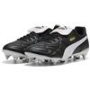 PUMA Scarpe da Calcio Unisex King Top MXSG, Nero e Oro Bianco, Taglia 39, Puma Nero PUMA Bianco PUMA Oro, 40 EU