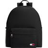 Tommy Jeans Uomo Zaino Daily Ripstop con Tasca Esterna, Nero (Black), Taglia Unica