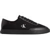 Calvin Klein Donna Sneakers in Tela Low PRO in Tela di Cotone, Nero (Triple Black), 38