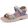 Jana Softline Sandal Flat 8-28662-46, Bassi Donna, Multicolore, 38 EU