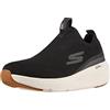 Skechers GOrun Elevate - Atletisk Slip-on Träning Löpning Sko Sneaker Med DämpningSneaker, Nero e Bianco, 47.5 EU