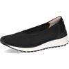 CAPRICE Sneaker Basse da Donna, Nero (Black Knit Com), 40 EU