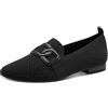 MARCO TOZZI Donna Slip-On morbido Feel Me Plantare Vegan Moderno, nero (BLACK), 38 EU