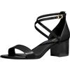 Michael Kors 40S2SEMA1L-001 SERENA FLEX SANDAL Donna, BLACK EU 37