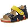 Falcotto Sandali in pelle con fibbia e strappo