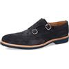 Melvin & Hamilton Dino 4, Mocassini con Fibbia Uomo, Blu, 45 EU