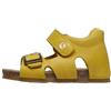 FALCOTTO BEA-Sandali in pelle con fibbia e velcro, Giallo 20