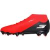 Skechers SKX_2 High Academy FG - Scarpette da Calcio da Uomo, Leggere, Imbottite, Colore Rosso/Sintetico/Bordo Nero, Taglia 38