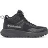 Columbia Konos TRS Outdry Mid - Scarpe da Corsa da Donna, Nero/Squalo, 37 EU