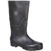 Portwest FW90 Stivali Wellington in PVC Impermeabili per Uomo Impermeabile | Nero, 41, Tallone con Assorbimento Energia, Suola Resistente Ai Carburanti, Calzatura Antistatica, Leggero