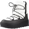Geox Women's D Milleiny B ABX a Ankle Boot, Bianco e Nero, 36 EU