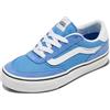 Vans Uomo Scarpe da Ginnastica in Tela Brooklyn, White/White