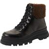 BOSS Foster_lubootie_rblt, Stivaletti alla Caviglia Donna, Nero, 40 EU