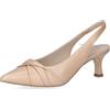 CAPRICE décolleté da Donna in Pelle, Beige (Beige Perlato), 38 EU