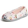 Dearfoams Rebecca Pantofole da casa da Donna morbide in Memory Foam, Leggere, comode Mocassini con Calda Fodera e Calzata Ampia, 7-8 Wide