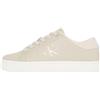 Calvin Klein Classic Cupsole Lowlaceup Lth Wn Yw0Yw01444, Sneaker, Donna, Beige (Eggshell/Whisper Pink), 41 EU