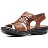 Clarks Leisa Janna, Sandali Donna, Marrone Tan, 39 EU Larga