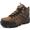 Skechers Relment- Traven, Stivali classici Uomo, Marrone Dark Brown Leather Cdb, 47.5 EU