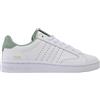 K-Swiss Lozan Klub Lth, Scarpe da Ginnastica Donna, White Iceberg Green Creme Brulee, 37.5 EU