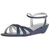 Touch Ups Lena, Sandali con Zeppa Donna, Marina Militare, 44.5 EU