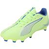 Puma Unisex Adults Ultra 5 Play FG/AG Soccer Shoe, Fizzy Apple-Puma White-BLUEMAZING, 42.5 EU