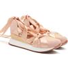 GIOSEPPO Sneakers Aperte Pelle con Zeppa in Rafia CORNVILLE