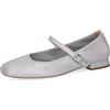 CAPRICE Ballerine da Donna in Pelle, Blu (LT.Blu.per.Dee), 40 EU